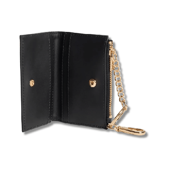 Meta title-MonederoGUESSNegroconLlavero