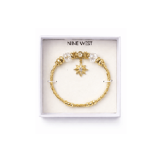 Pulsera Nine West Dorada con Charm Estrella - Imagen principal