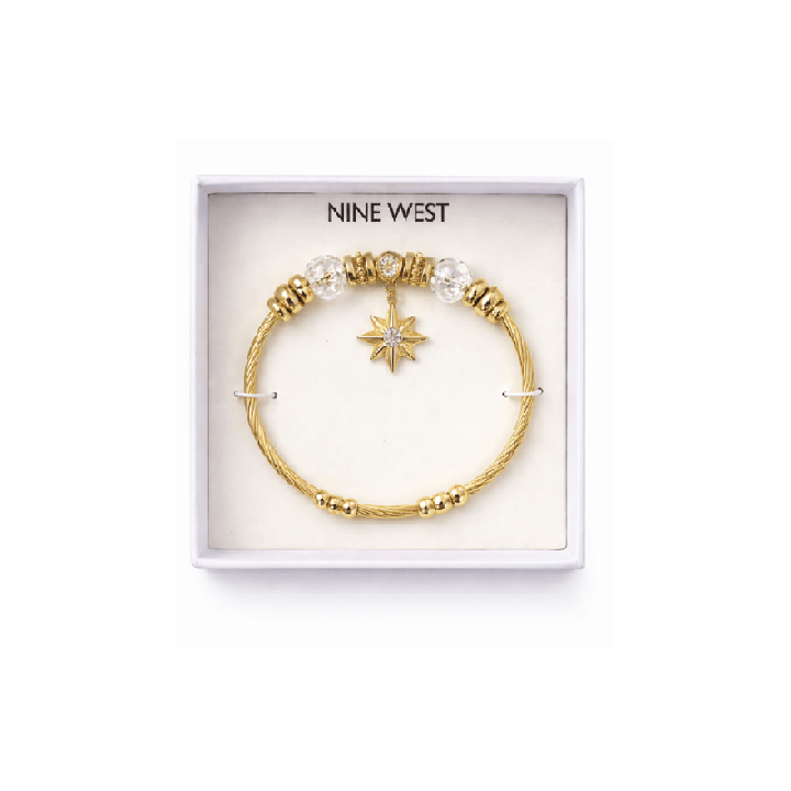 Pulsera Nine West Dorada con Charm Estrella - Imagen principal